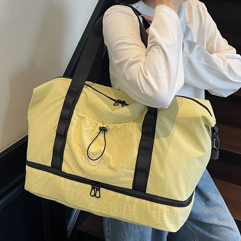 Weekender Bag Duffle - กระเป๋าเดินทางขนาดใหญ่พร้อมช่องเก็บรองเท้าแยกต่างหาก เหมาะสำหรับใส่ของไปยิม โยคะ และใช้ในวันหยุดสุดสัปดาห์
