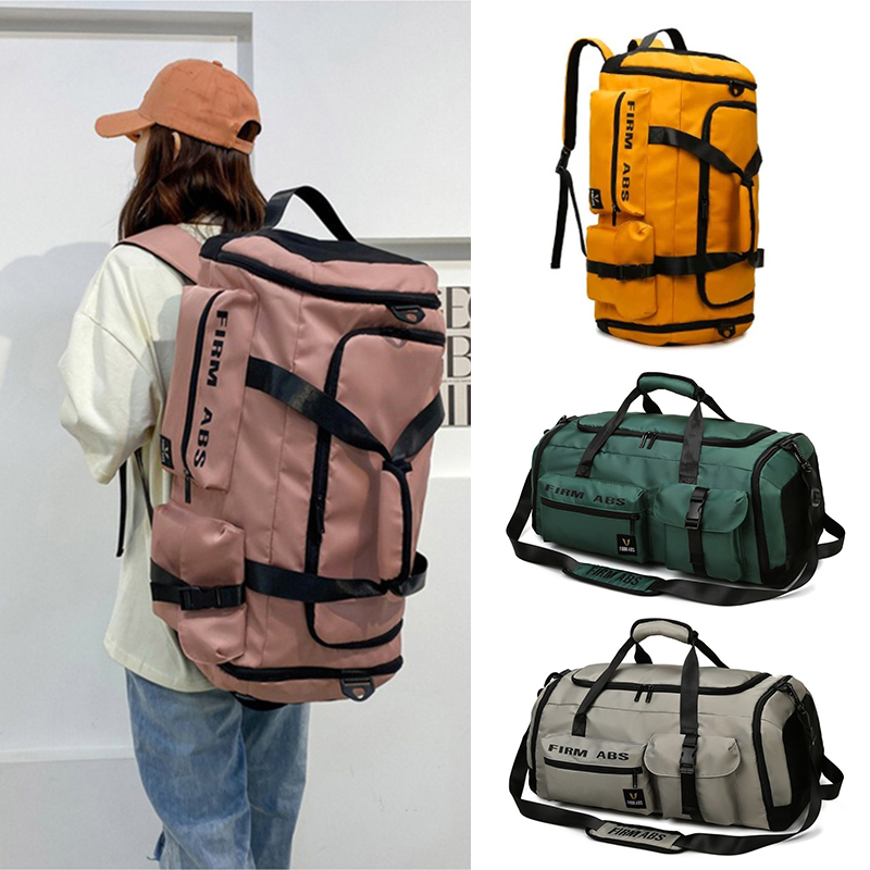 Weekender Bag Duffle - กระเป๋าเป้สะพายหลังขนาดใหญ่ผู้หญิง GYM Fitness Travel Tote กระเป๋าเดินทางรองเท้ากระเป๋าถือไหล่