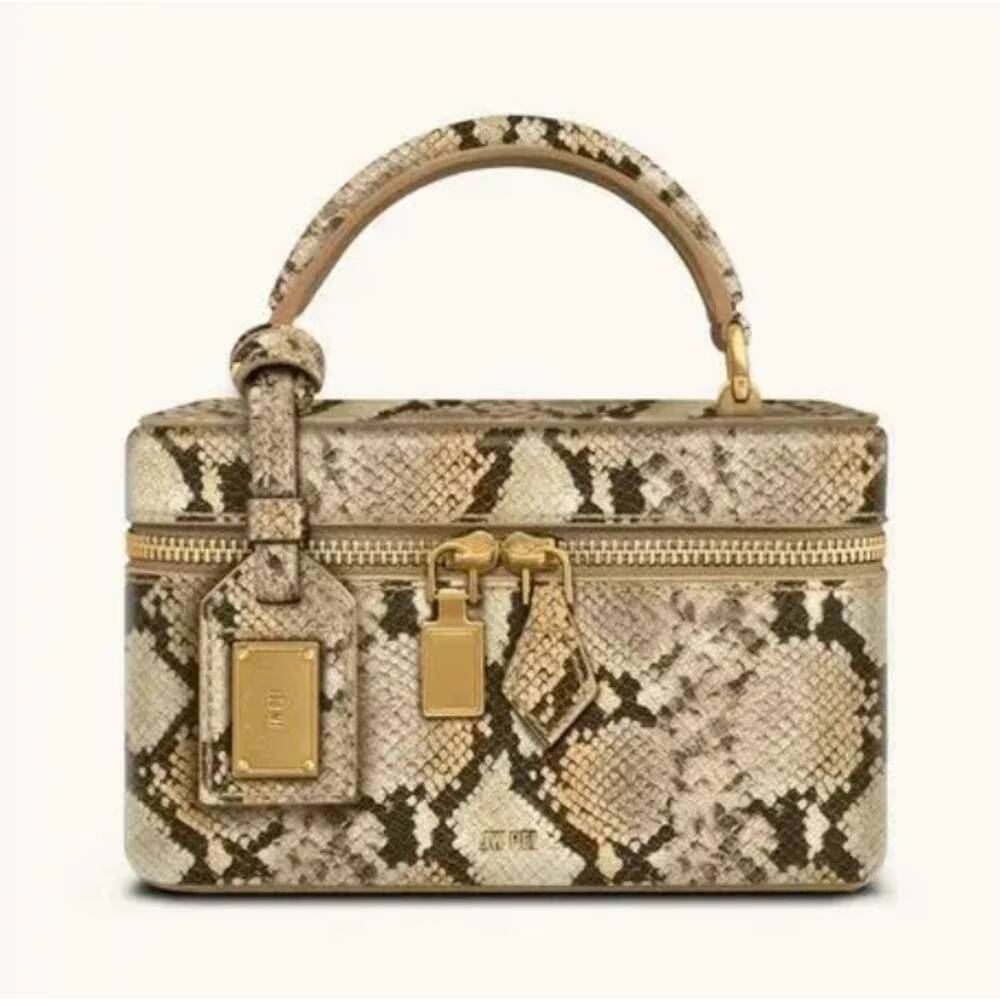 Luxury Bags Jacquemus - กระเป๋าแฟชั่นแบบสะพายไหล่ลายทอมือข้ามพรมแดน พร้อมซิป กระเป๋าใส่อาหารกลางวัน กระเป๋าหนังสะพายไหล่ Sac De