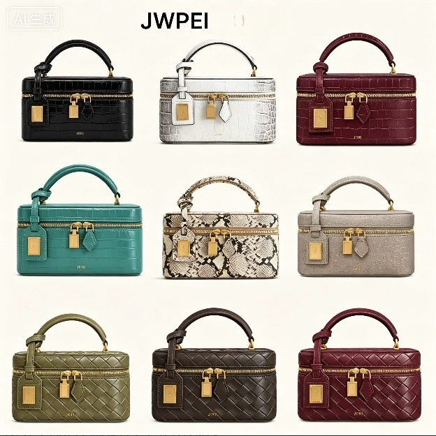 Luxury Bags Jacquemus - กระเป๋า JW PEI 2026 รุ่นใหม่ กระเป๋าสะพายทรงกล่อง
