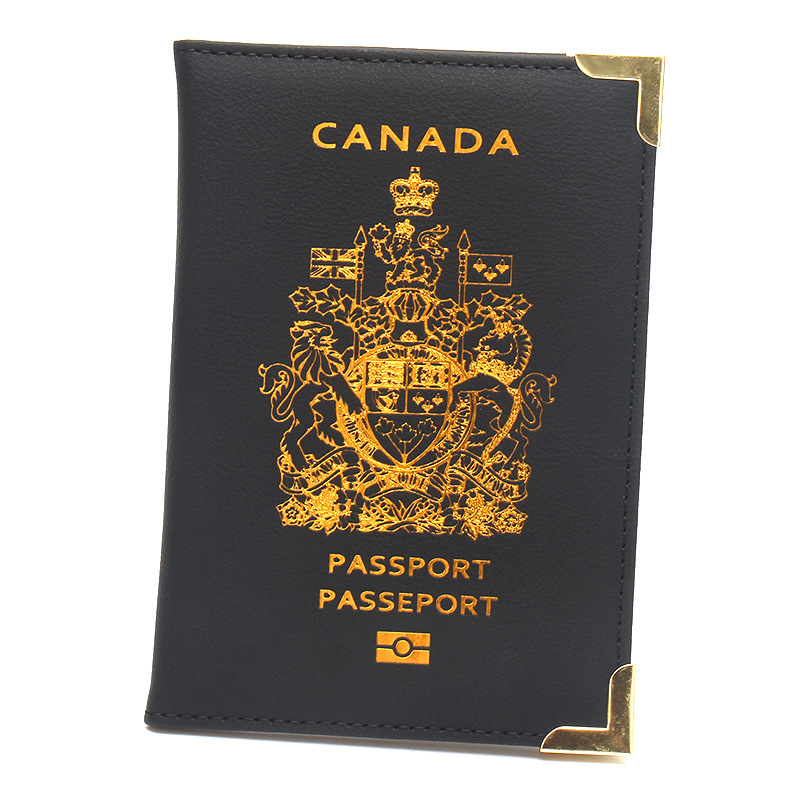 Luxury Bags Canada - ซองใส่หนังสือเดินทางหนัง PU แฟชั่นสำหรับผู้ชายและผู้หญิงที่ใส่หนังสือเดินทาง dompet Travel ใส่เอกสาร
