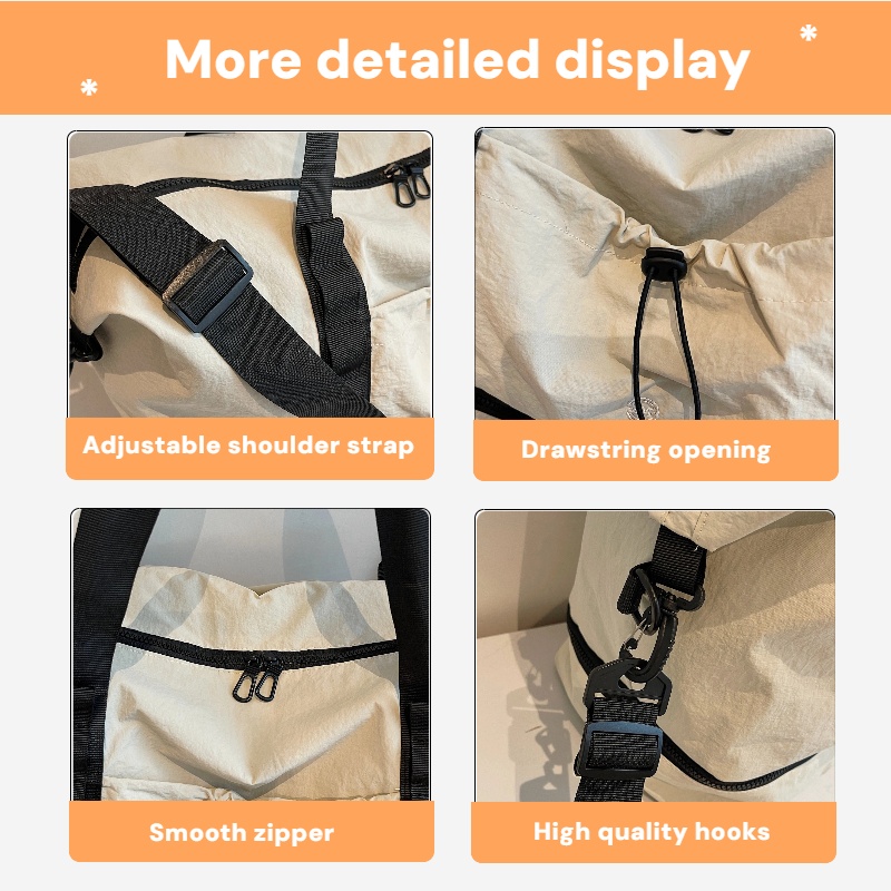 กระเป๋าเดินทางขนาดใหญ่พร้อมช่อ - Weekender Bag Duffle บทวิจารณ์และราคา