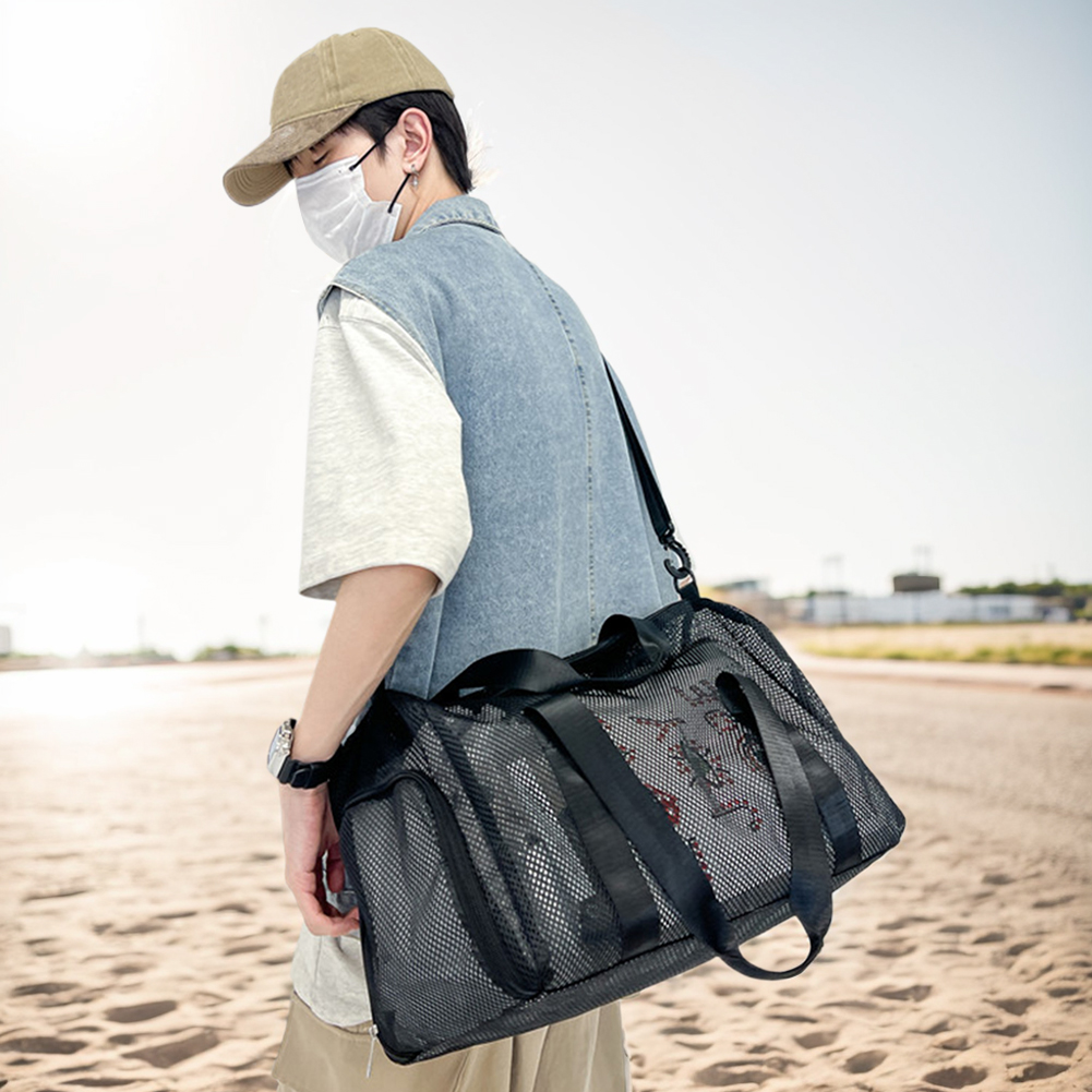 กระเป๋าเดินทางแบบตาข่าย กระเป๋ - Weekender Bag Duffle บทวิจารณ์และราคา