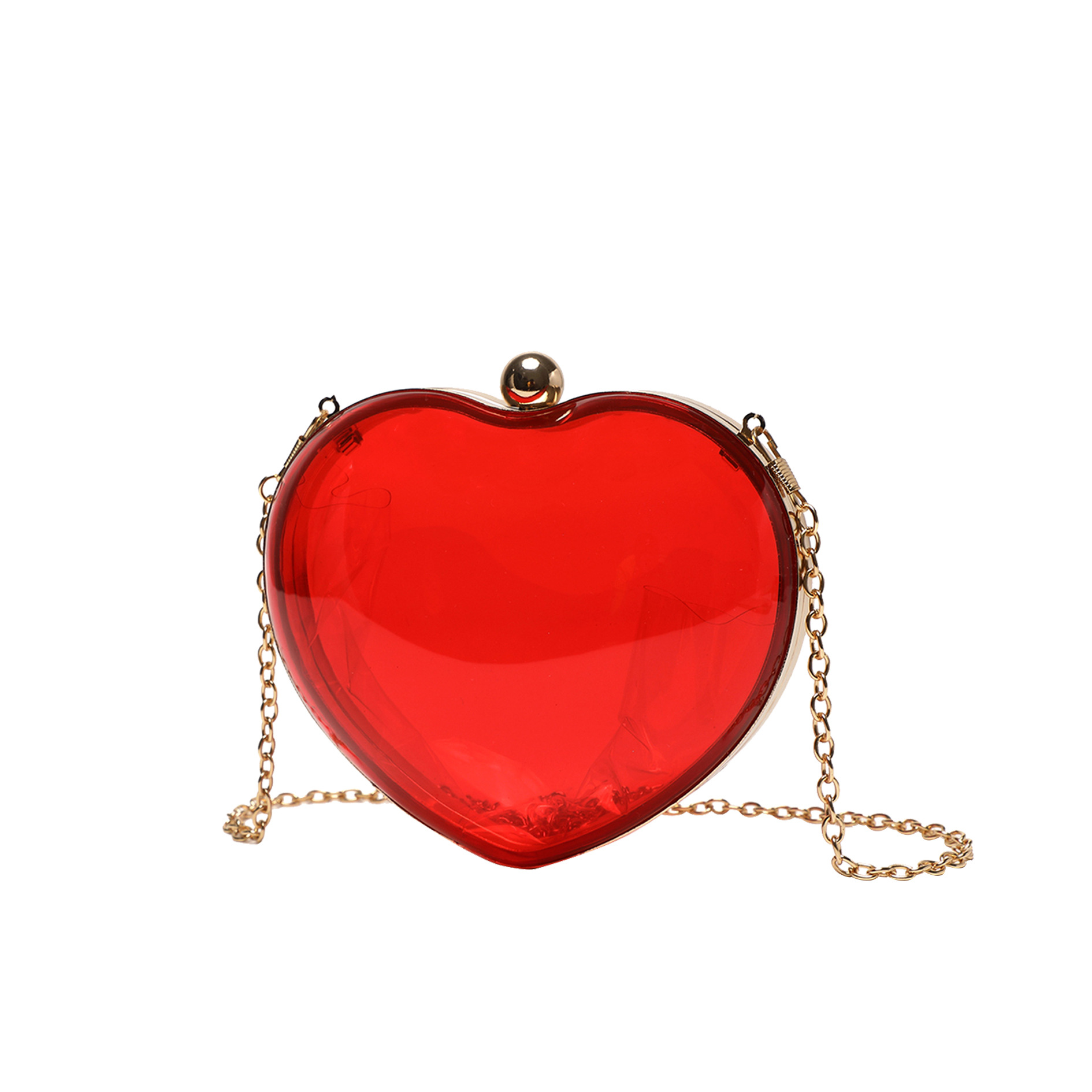 กระเป๋าคลัทช์อะคริลิคใสทรงมินิ - Chain Crossbody Quilted บทวิจารณ์และราคา
