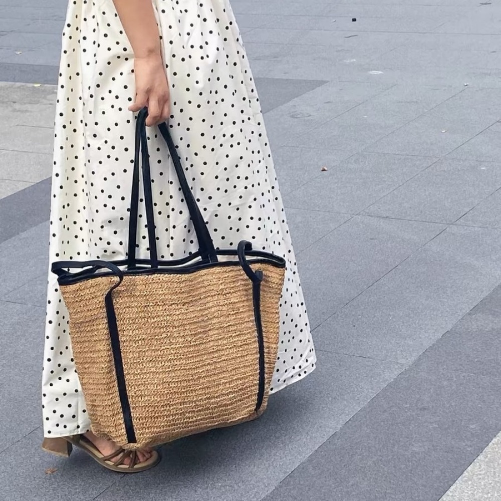 [กระเป๋าโท้ตฟางหรูหราเบา] กระเ - Luxury Bags Must Have บทวิจารณ์และราคา