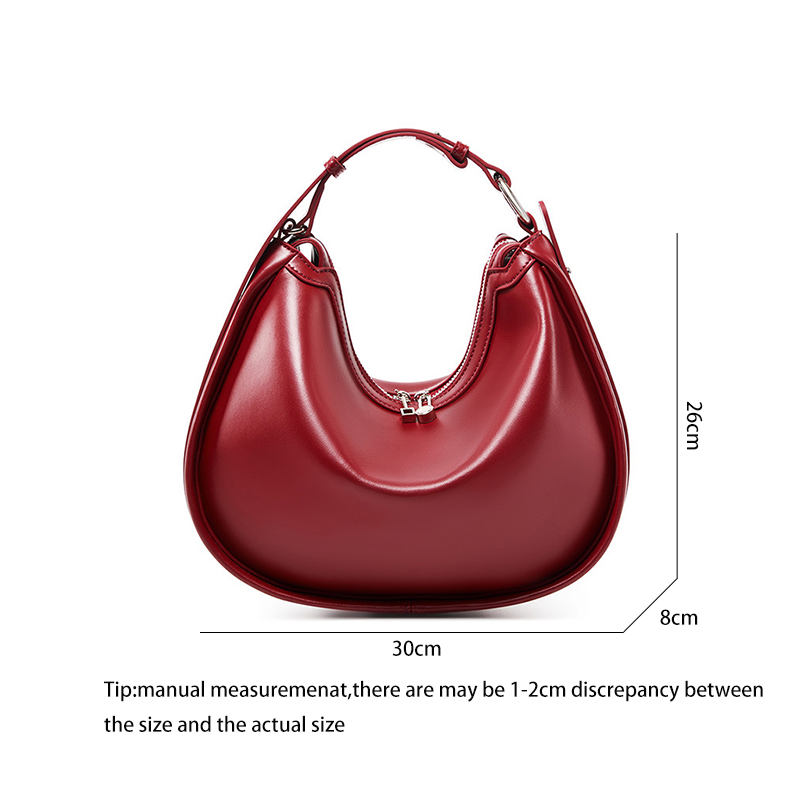 PureแยกCowhideหนังผู้หญิงHobos - Luxury Bags Wholesale บทวิจารณ์และราคา