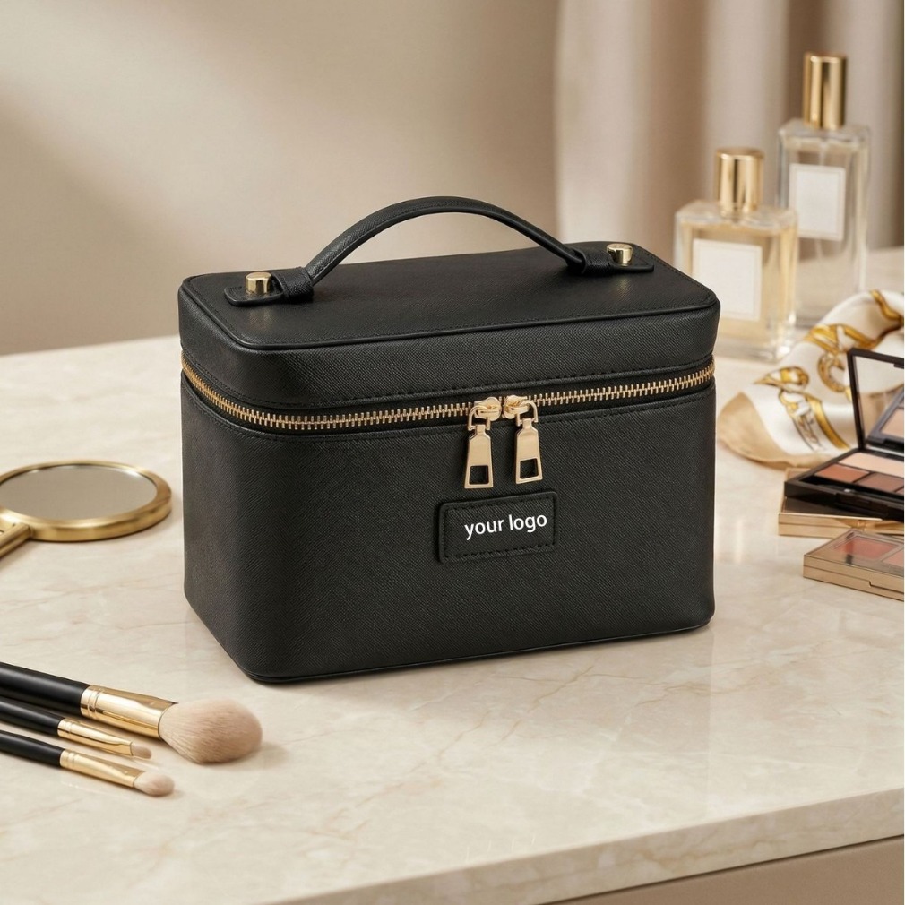 กระเป๋าเครื่องสำอางหนังลายหนัง - Luxury Bags Wholesale บทวิจารณ์และราคา