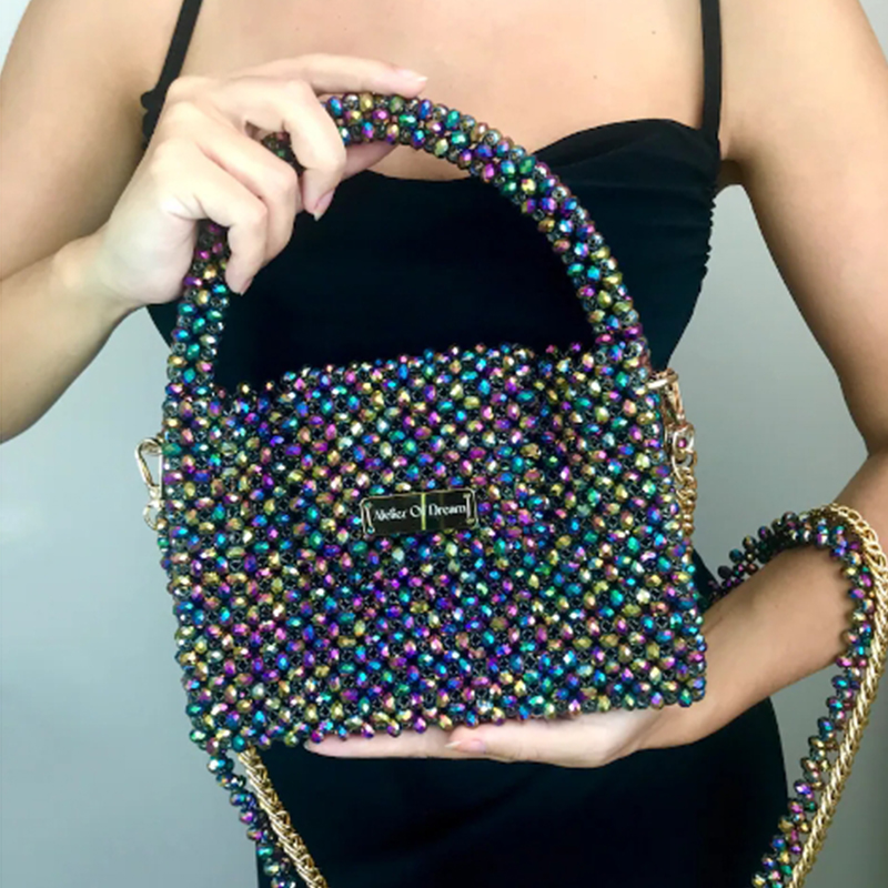 กระเป๋าลูกปัดแบบใหม่ที่ทำด้วยม - Luxury Bags Wholesale บทวิจารณ์และราคา